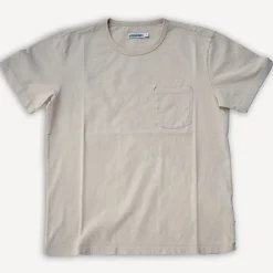 9 Ounce Pocket T-Shirt Cream