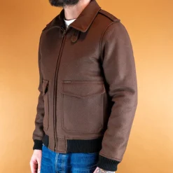 A2 Flight Jacket Brown