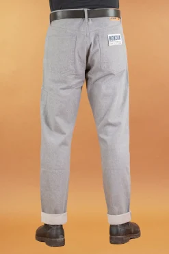 B-04 Relaxed 14oz. Selvedge Colour Denim Grey