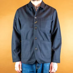 Bakers Jacket Wool Twill Navy
