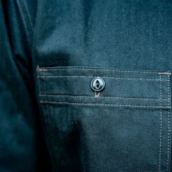 BWS-02 Utility Shirt 8oz. Herringbone Black