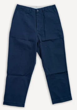 Chino Bio-Baumwolle Twill 300g Relaxed Fit Dark Navy CHINO01