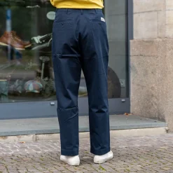 Chino Bio-Baumwolle Twill 300g Relaxed Fit Dark Navy CHINO01