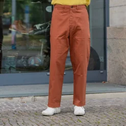 Chino Bio-Baumwolle Twill 300g Relaxed Fit Chestnut CHINO01