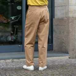 Chino Bio-Baumwolle Twill 300g Relaxed Fit Khaki CHINO01