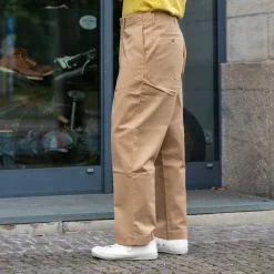Chino Bio-Baumwolle Twill 300g Relaxed Fit Khaki CHINO01