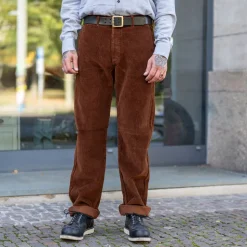 Chino Pant Kindermann Corduroy Brown