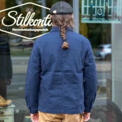 Chore Jacket Garage Cotton Navy