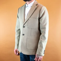 Chris Classic Two Button Blazer Bay Leaf