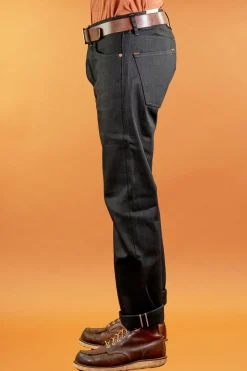Clint Pants Gunpowder Selvage 14oz Black