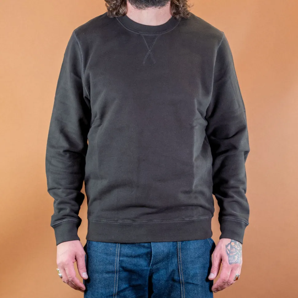 Cotton Loopback Sweatshirt Coffee