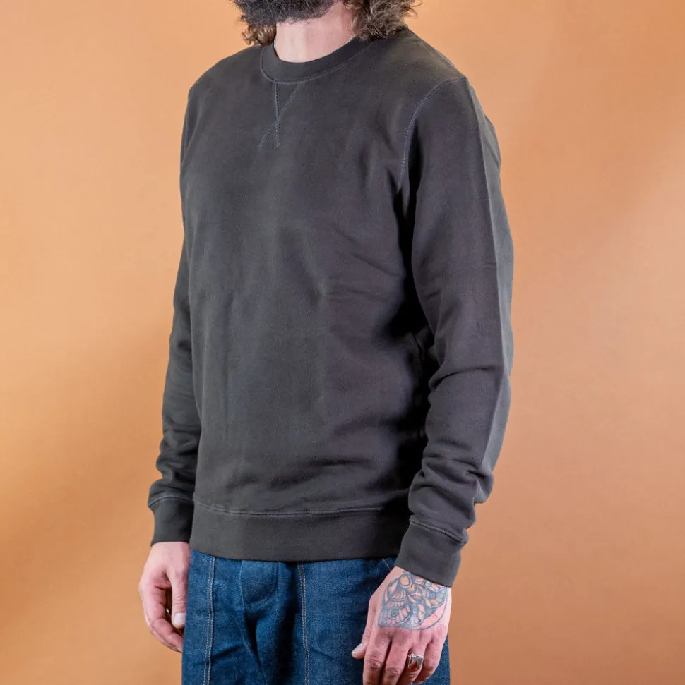 Cotton Loopback Sweatshirt Coffee