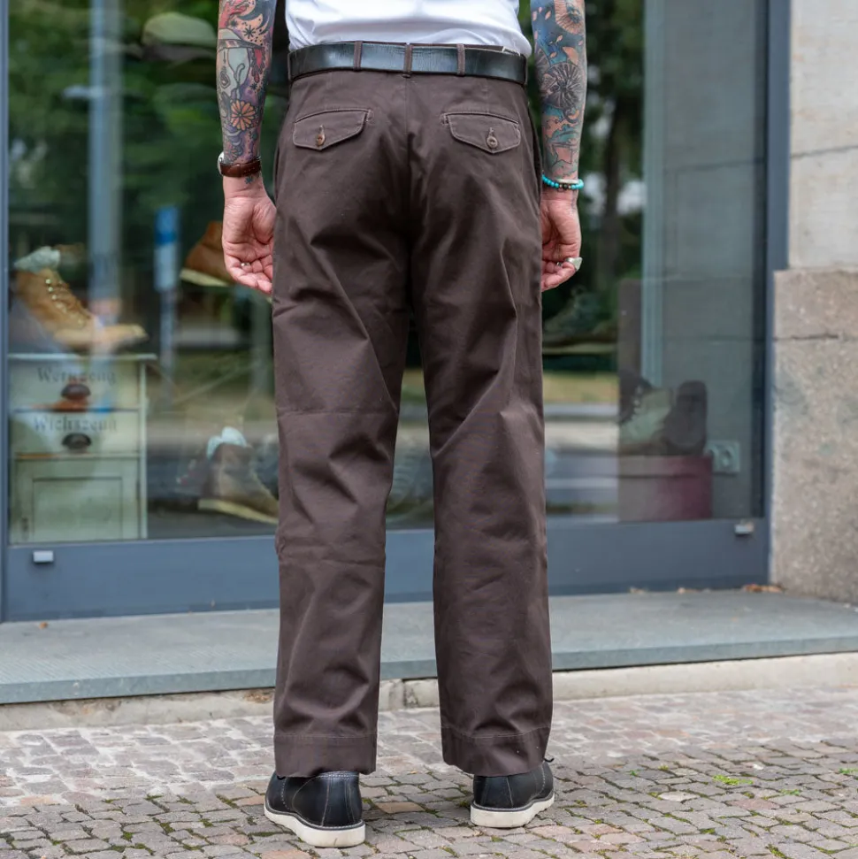 Cotton Pants 122 Brown