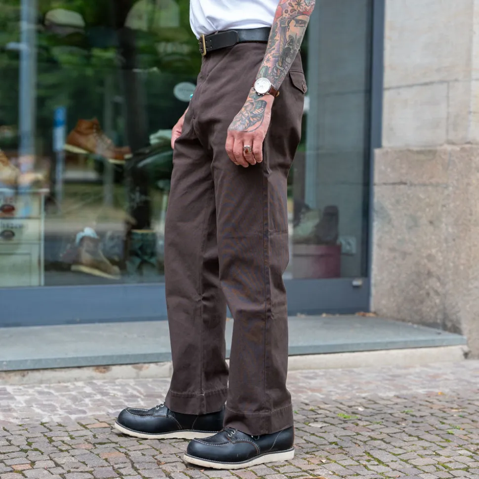 Cotton Pants 122 Brown