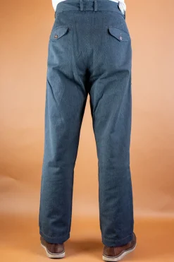 Cotton Pants Grey Striped BnB