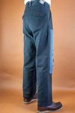 Cotton Pants Grey Striped BnB