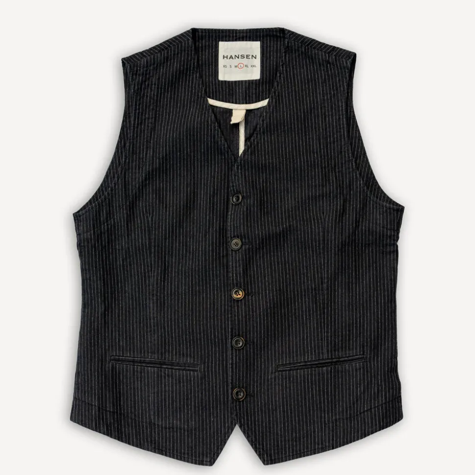 Daniel Classic Waistcoat Black Pin