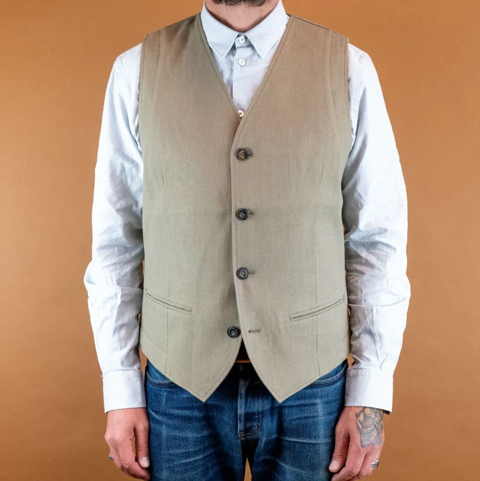 Daniel Classic Waistcoat Bay Leaf