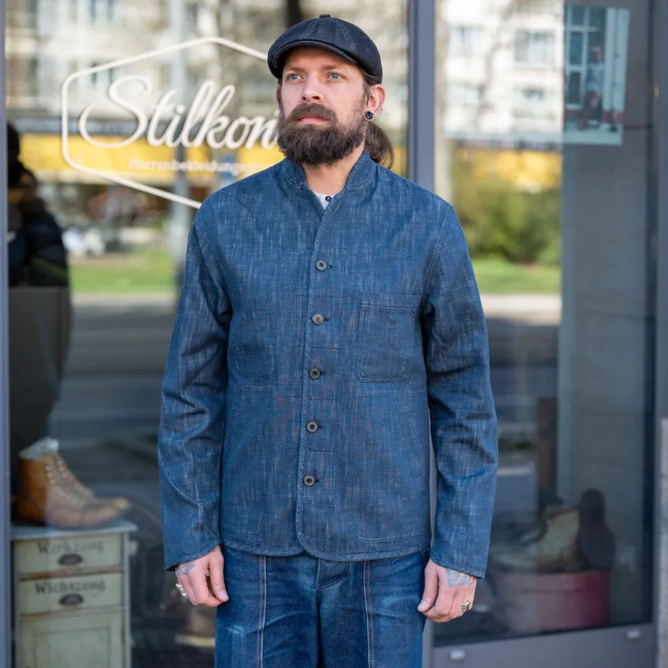 Erling Work Jacket Denim Blue