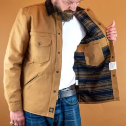 Fargo Rider Canvas Strip Lining Duck Brown