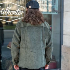 Fargo Trucker Jacket Corduroy Green