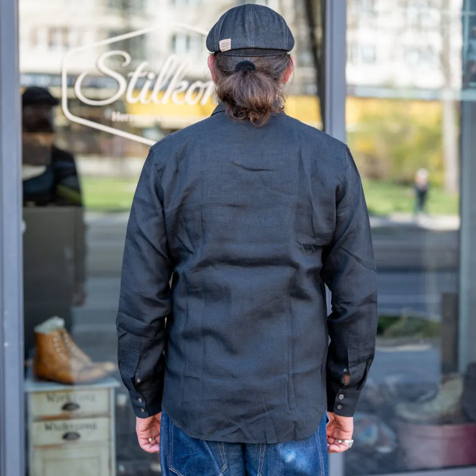 Feel Good Shirt Organic Linen Black