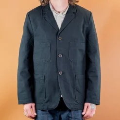 Five Poket Jacket Nebraska Cotton Black