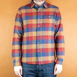 Fremont Flanell Shirt Brown/Blue