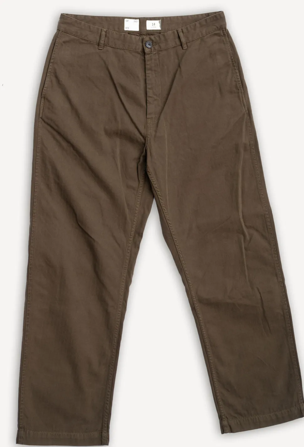 Frisco Chino Herringbone Cotton Java Brown