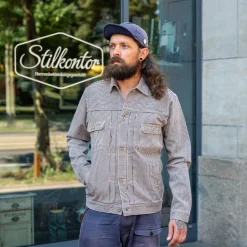 Hinoki tree Dyed Hickory Type-2 Jacket Beige