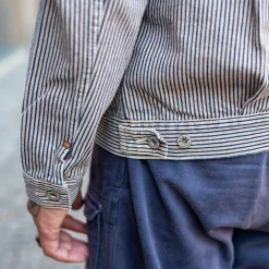 Hinoki tree Dyed Hickory Type-2 Jacket Beige