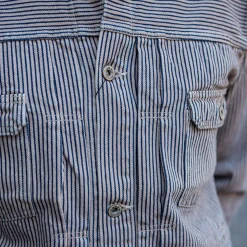 Hinoki tree Dyed Hickory Type-2 Jacket Beige