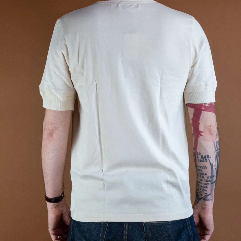 Knopfleistenhemd Kurzarm Nature