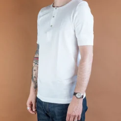 Knopfleistenhemd Kurzarm White