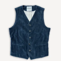 Knud Workwear Waistcoat Dusty Navy