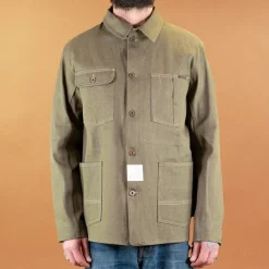 Kurt Single Desert Moss Green Selvedge