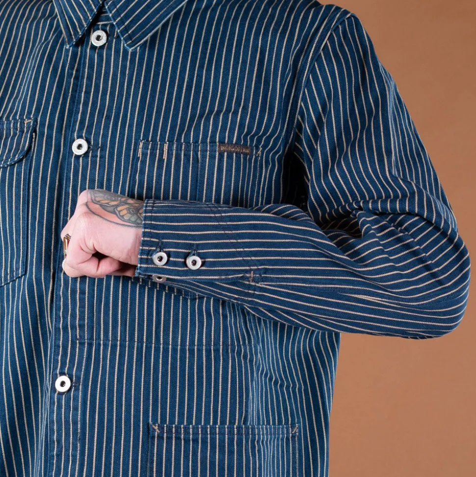 Kurt Single Stripe Indigo Jacket