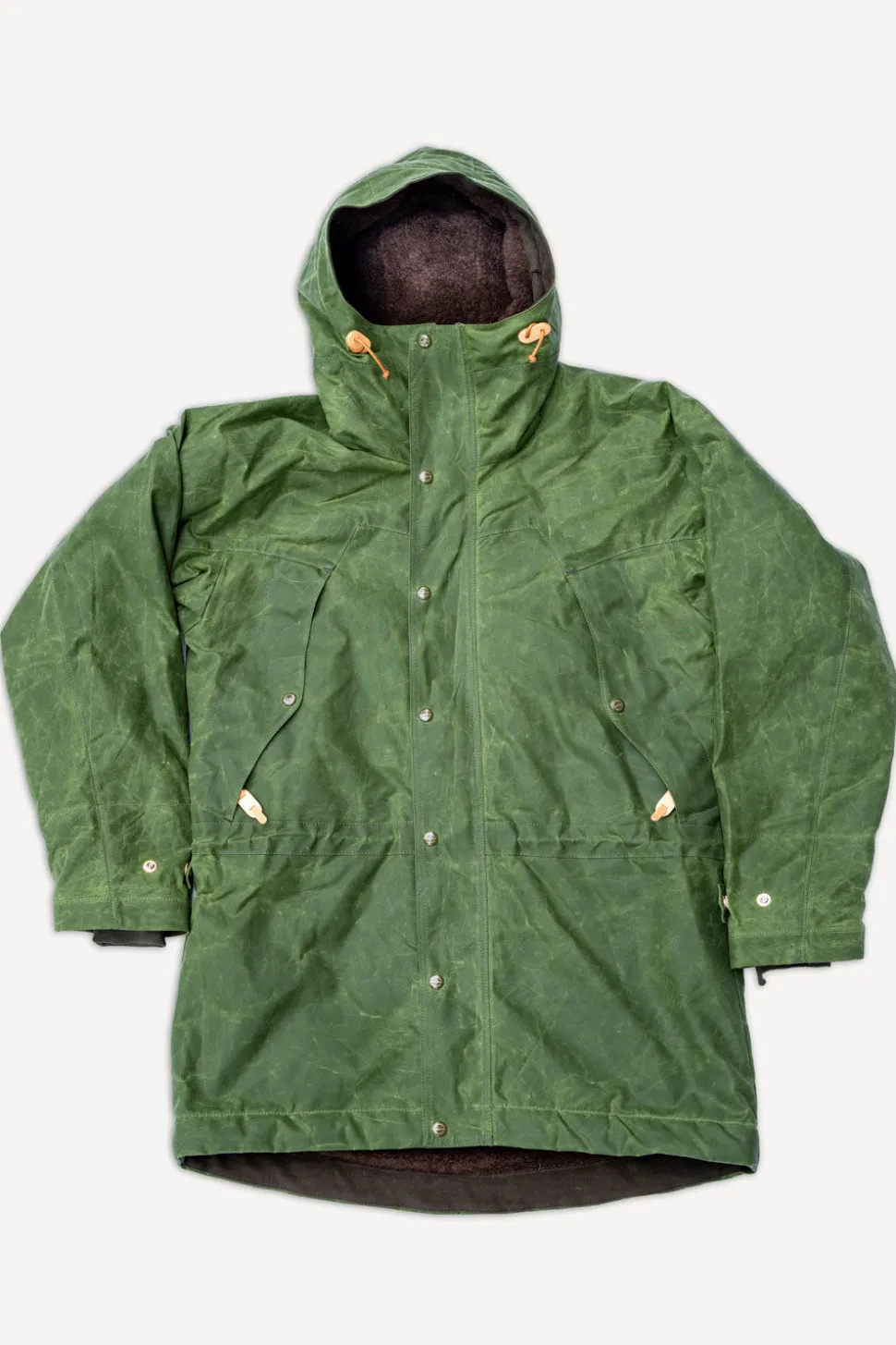 Long Mountain Jacket Waxed Green