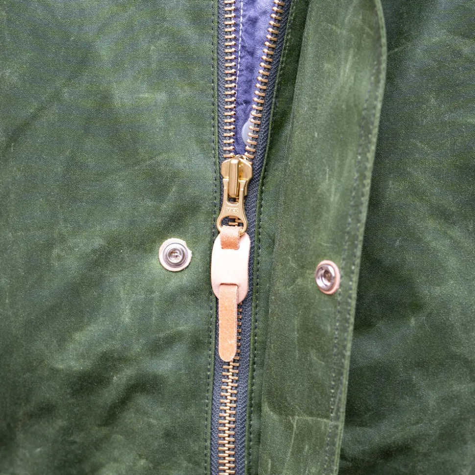 Long Mountain Jacket Waxed Green