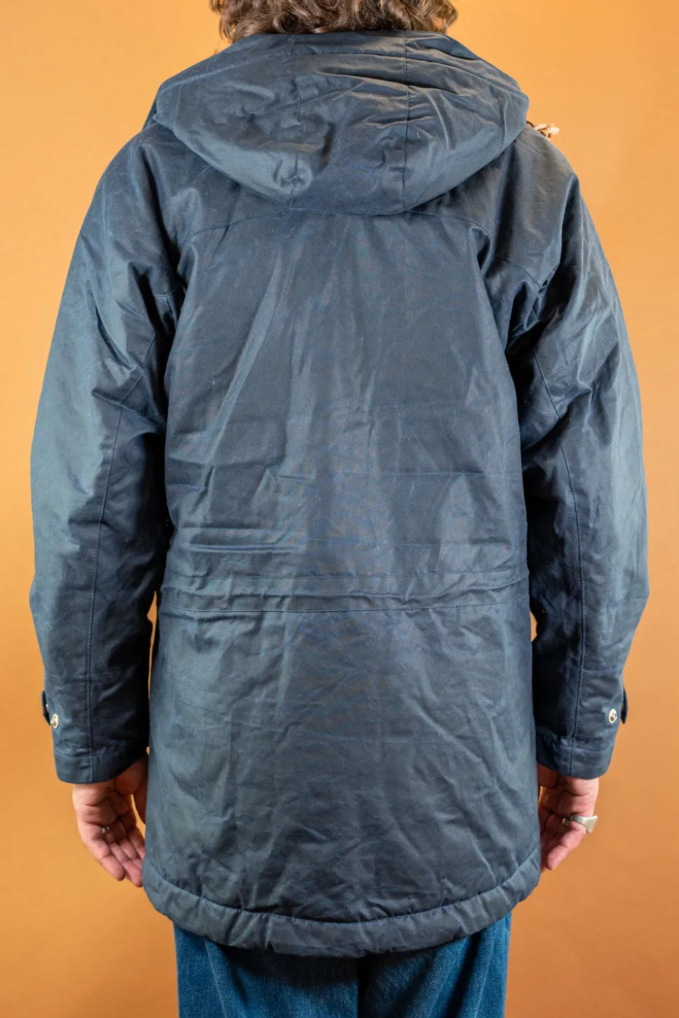 Long Mountain Jacket Waxed Navy