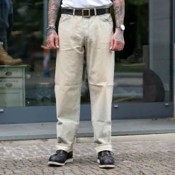 Loose Fit Kurabo 13,5oz Rainbow Selvage Blue Dusty Used