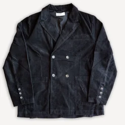 Manor Jacket Cord Black