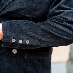 Manor Jacket Cord Black