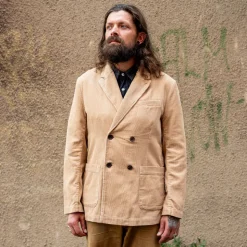 Manor Jacket Cord Fawn