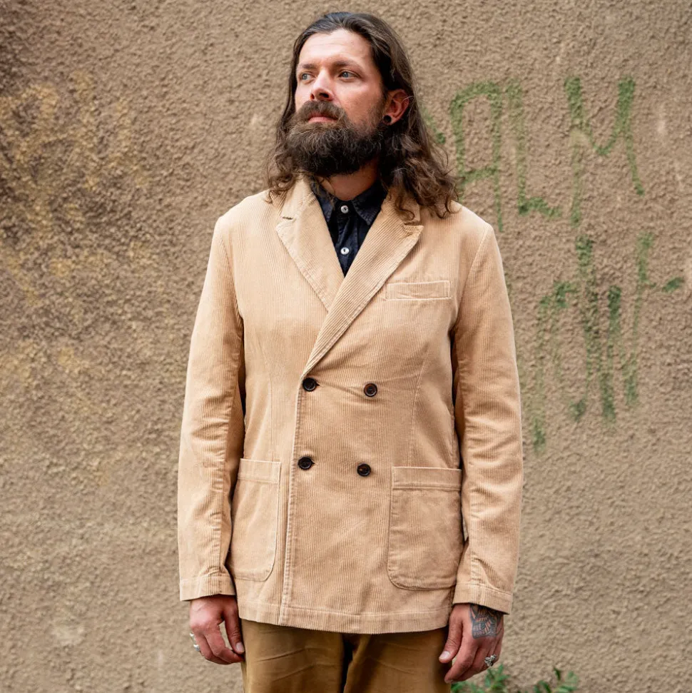 Manor Jacket Cord Fawn