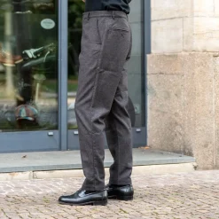 Military Chino Upcycled Tweed Brown