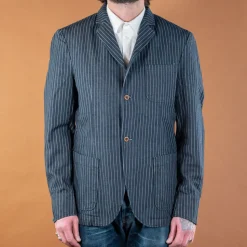 Napoli Jacket Denim gessato