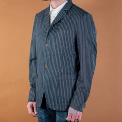 Napoli Jacket Denim gessato