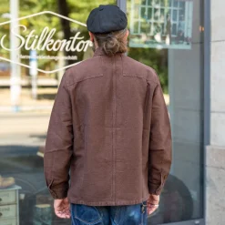 Owe Overshirt Winter Linen Marron
