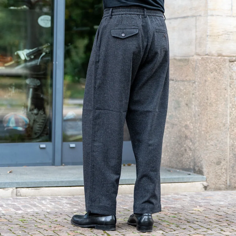 Oxford Pant Salt ´N Pepper Tweed Black